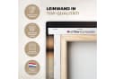OneMillionCanvasses® Leinwandbild Panorama Herz Wasser Sonnenuntergang Bild 3