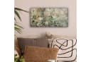 OneMillionCanvasses® Leinwandbild Panorama Blumen Grau 40x20 cm Bild 1