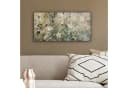 OneMillionCanvasses® Leinwandbild Panorama Blumen Grau 40x20 cm Bild 4