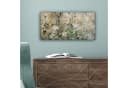 OneMillionCanvasses® Leinwandbild Panorama Blumen Grau 40x20 cm Bild 5