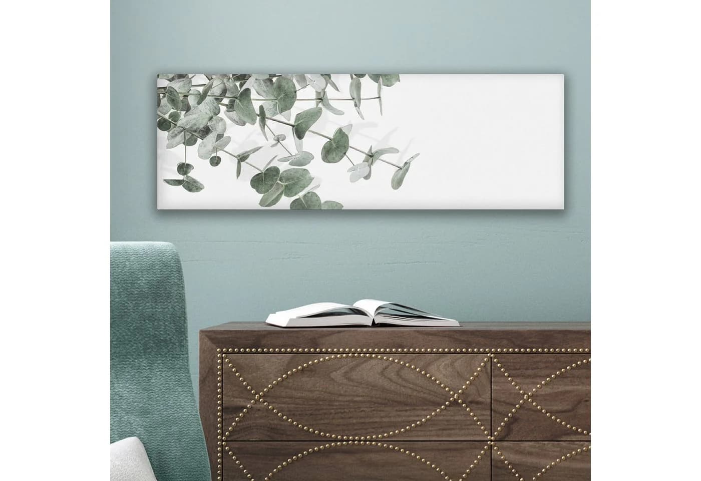OneMillionCanvasses® Leinwandbild Panorama Eukalyptus Grün - Bild 5
