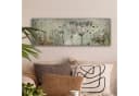 OneMillionCanvasses® Leinwandbild Panorama Blumen Grau Natur Kunst Fotodruck Wandbild Bild 1