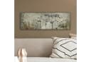 OneMillionCanvasses® Leinwandbild Panorama Blumen Grau Natur Kunst Fotodruck Wandbild Bild 4