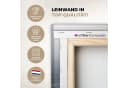 OneMillionCanvasses® Leinwandbild Panorama Abstrakt Wasser Herz Bild 3