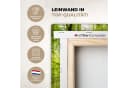 OneMillionCanvasses® Leinwandbild Panorama Wald Grün Bild 3