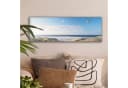 OneMillionCanvasses® Leinwandbild Panorama Strand Möwe 60x20 cm Bild 1