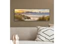 OneMillionCanvasses® Leinwandbild Panorama Strand - Düne - Gras - Sonnenuntergang - Meer Bild 4
