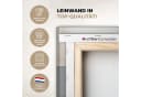 OneMillionCanvasses® Leinwandbild Panorama Abstrakt Gold Silber Formen Bild 3