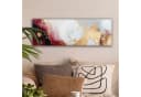 OneMillionCanvasses® Leinwandbild Panorama Rot - Abstrakt - Gold Bild 1