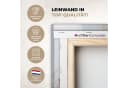 OneMillionCanvasses® Leinwandbild Panorama Rot - Abstrakt - Gold Bild 3