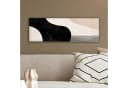 OneMillionCanvasses Leinwandbild Abstrakt Japandi Schwarz Beige Modern Bild 4