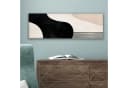 OneMillionCanvasses Leinwandbild Abstrakt Japandi Schwarz Beige Modern Bild 5