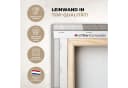 OneMillionCanvasses® Leinwandbild Panorama Wellenlinien Beige/Weiß Bild 3