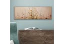 OneMillionCanvasses® Leinwandbild Panorama Wildblumen Pinselstriche Bild 5