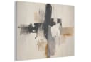 MuchoWow Akustikbild Abstrakt Beige Schwarz Weiß Gold PET-Filz Bild 2