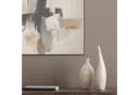 MuchoWow Akustikbild Abstrakt Beige Schwarz Weiß Gold PET-Filz Bild 4