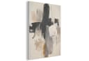 MuchoWow Akustikbild Abstrakt Beige Schwarz Weiß Gold PET-Filz Bild 2