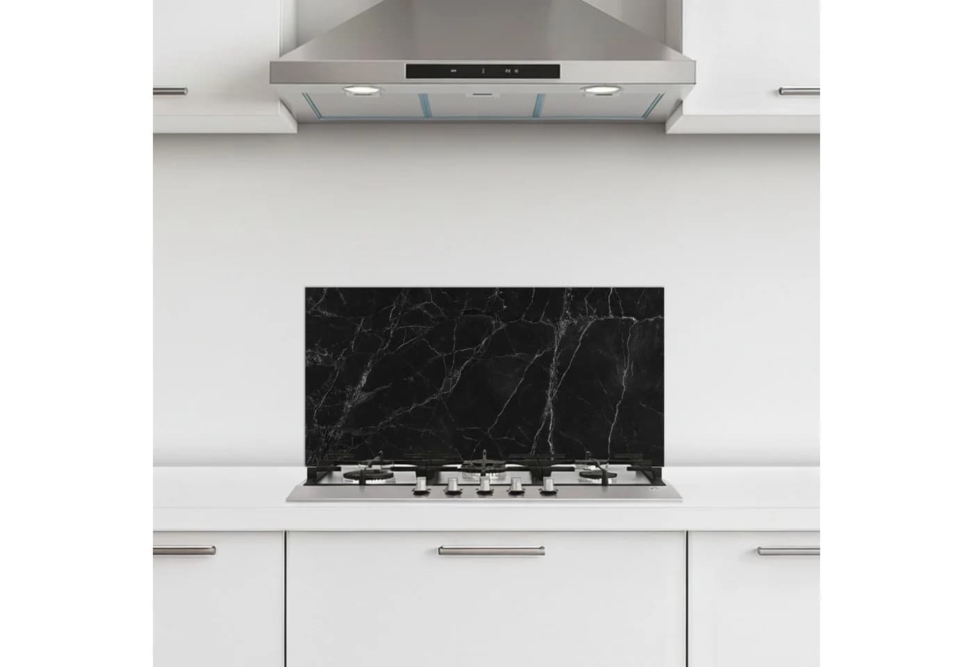 KitchenYeah Küchenrückwand selbstklebend Marmor Schwarz - Bild 2