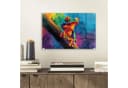 MuchoWow Acrylglasbild Frosch Bunt Bild 1