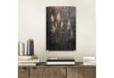 MuchoWow Acrylglasbild Ziergras Schwarz mit Aufhängung Bild 1