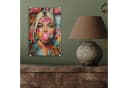 MuchoWow Acrylglasbild Frau Graffiti Bunt mit 3D-Effekt Bild 4