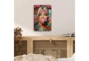 MuchoWow Acrylglasbild Frau Graffiti Bunt mit 3D-Effekt Bild 5