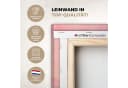 OneMillionCanvasses® Leinwandbild Palmen Meer Rosa/Türkis Bild 3