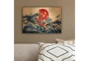 OneMillionCanvasses® Leinwandbild Koi - Meer - Wellen - Sonne 30x20 cm Bild 4