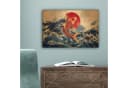 OneMillionCanvasses® Leinwandbild Koi - Meer - Wellen - Sonne 30x20 cm Bild 5