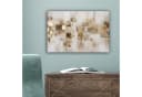OneMillionCanvasses® Leinwandbild Abstrakte Quadrate Gold/Erdtöne Bild 5