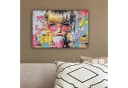 OneMillionCanvasses® Leinwandbild Frau Milchshake Bunt Modern Bild 4