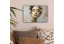 OneMillionCanvasses® Leinwandbild Frau Gold Aesthetic Wanddekoration Bild 1