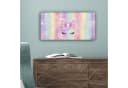 OneMillionCanvasses® Leinwandbild Panorama Einhorn Glitzer Regenbogen Pastell Bild 5