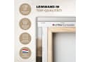 OneMillionCanvasses® Leinwandbild Panorama Abstrakt Braun Grau Weiss Bild 3