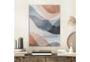 MuchoWow Akustikbild Abstrakt Wellen Blau Grau 30x40 cm Bild 1
