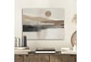 MuchoWow Akustikbild Minimalistisch Beige Landschaft PET-Filz Bild 1