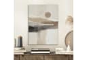 MuchoWow Akustikbild Minimalistisch Beige PET-Filz Bild 1