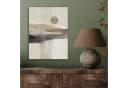 MuchoWow Akustikbild Minimalistisch Beige PET-Filz Bild 3