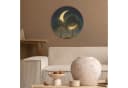 MuchoWow Akustikbild Mond Bäume 30x30 cm PET-Filz Bild 1