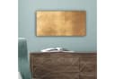 OneMillionCanvasses® Leinwandbild Panorama Licht fällt auf eine goldene Wand Bild 5