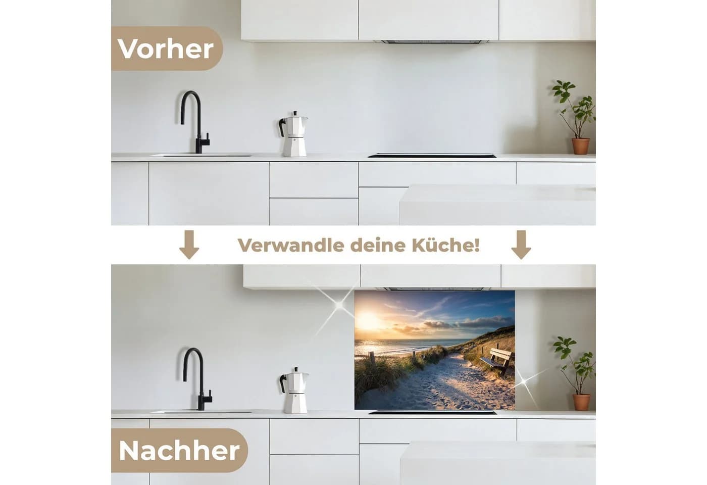 KitchenYeah Küchenrückwand selbstklebend Sonnenuntergang - Bild 3