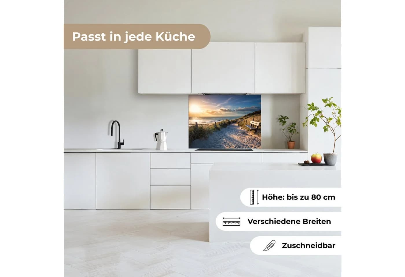 KitchenYeah Küchenrückwand selbstklebend Sonnenuntergang - Bild 4