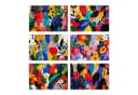 MuchoWow Tischset Bold Art Modern Abstrakt 6-Stück Platzsets Bild 2