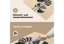 MuchoWow Platzset Neutral Flow Beige Schwarz Weiß Abstrakt 6er Set Bild 5