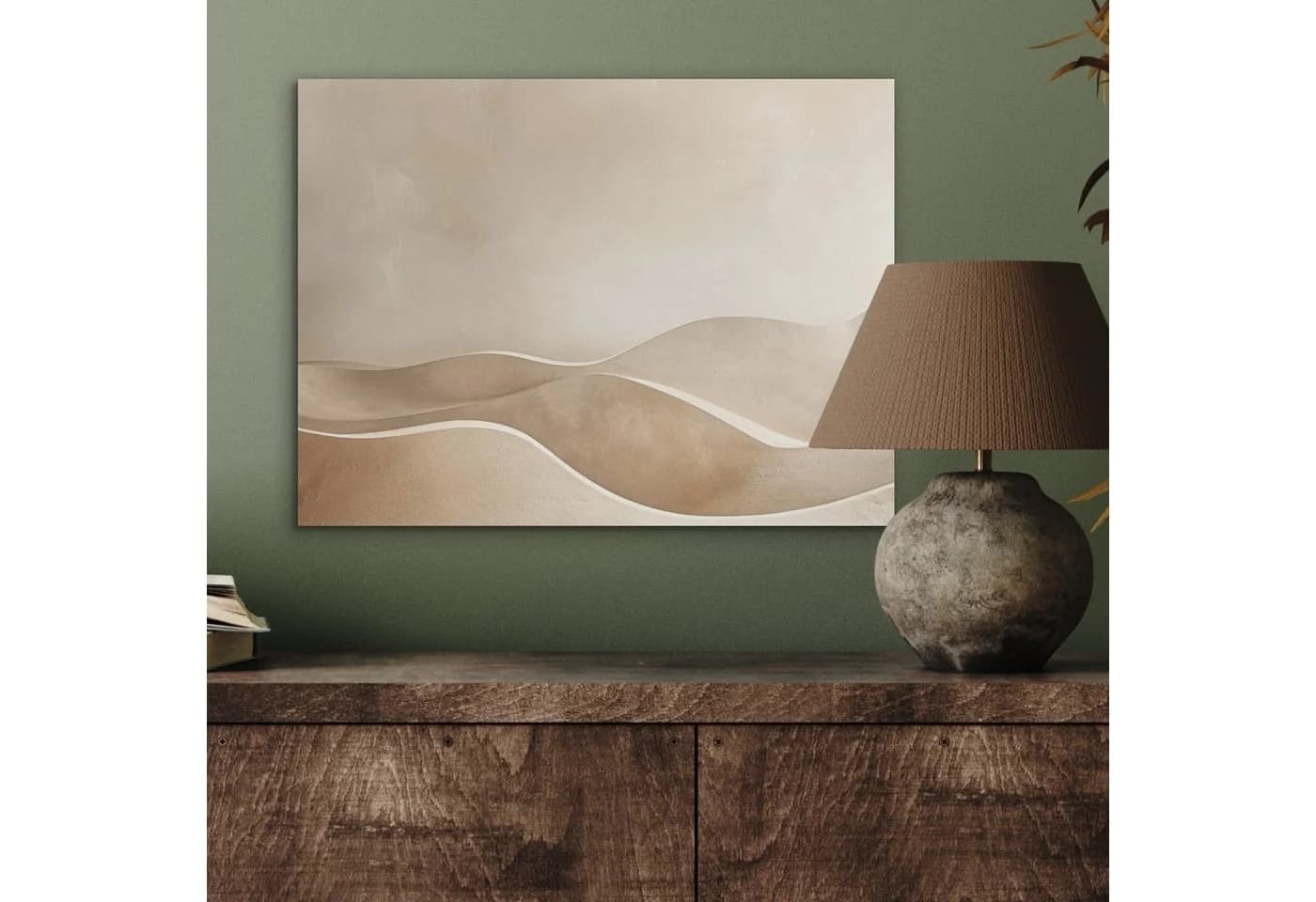 MuchoWow Akustikbild Beige Abstrakt Modern PET-Filz - Bild 3