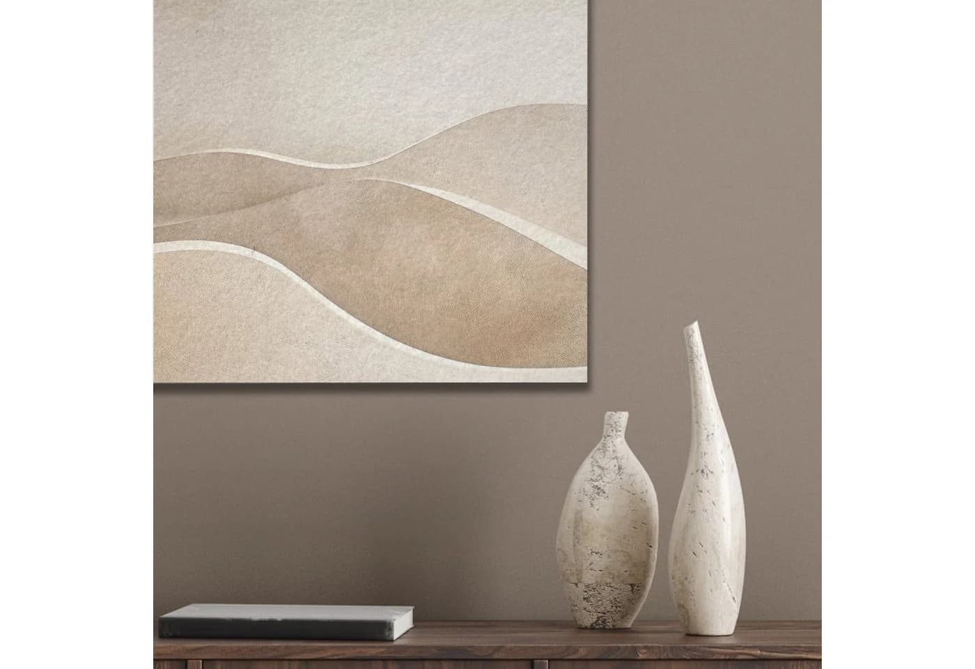 MuchoWow Akustikbild Beige Abstrakt Modern 30x40 cm - Bild 4