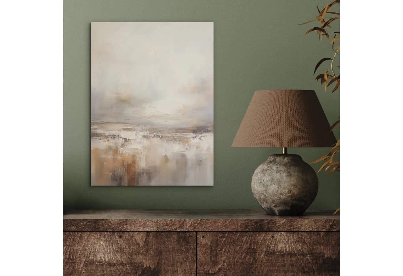MuchoWow Gemälde Kunst Industriell Grau Braun Abstrakt Fotodruck 30x40 cm - Bild 3