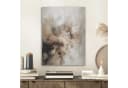 MuchoWow Akustikbild Abstrakt Beige Braun Schwarz PET-Filz Bild 1