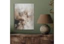 MuchoWow Akustikbild Abstrakt Beige Braun Schwarz PET-Filz Bild 3