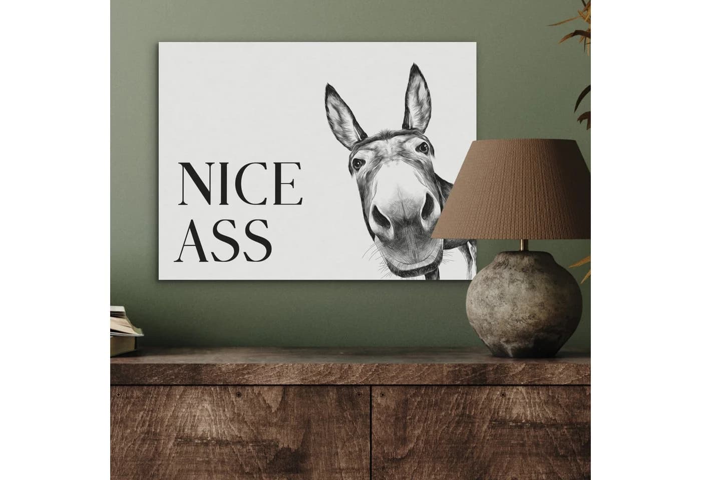 MuchoWow Akustikbild Esel Nice ass - Bild 3